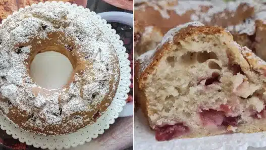 Un dolce veloce e buono primaverile con frutta di stagione