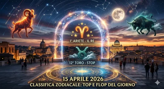 cosa succede il 15 aprile chi è il primo in classifica