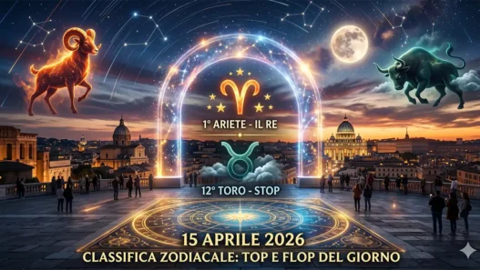 cosa succede il 15 aprile chi è il primo in classifica