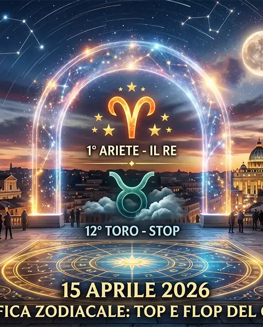 cosa succede il 15 aprile chi è il primo in classifica