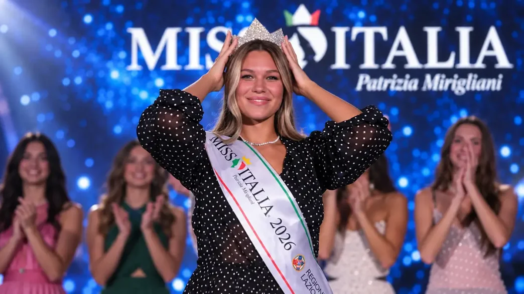 La vincitrice Miss Italia 2026 Sarah Rizea