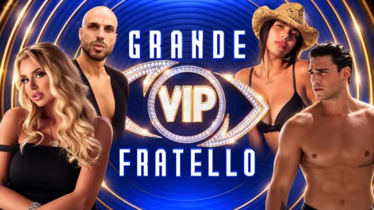 Una foto che ritrae tutti i concorrenti della casa del Grande Fratello vip 2026